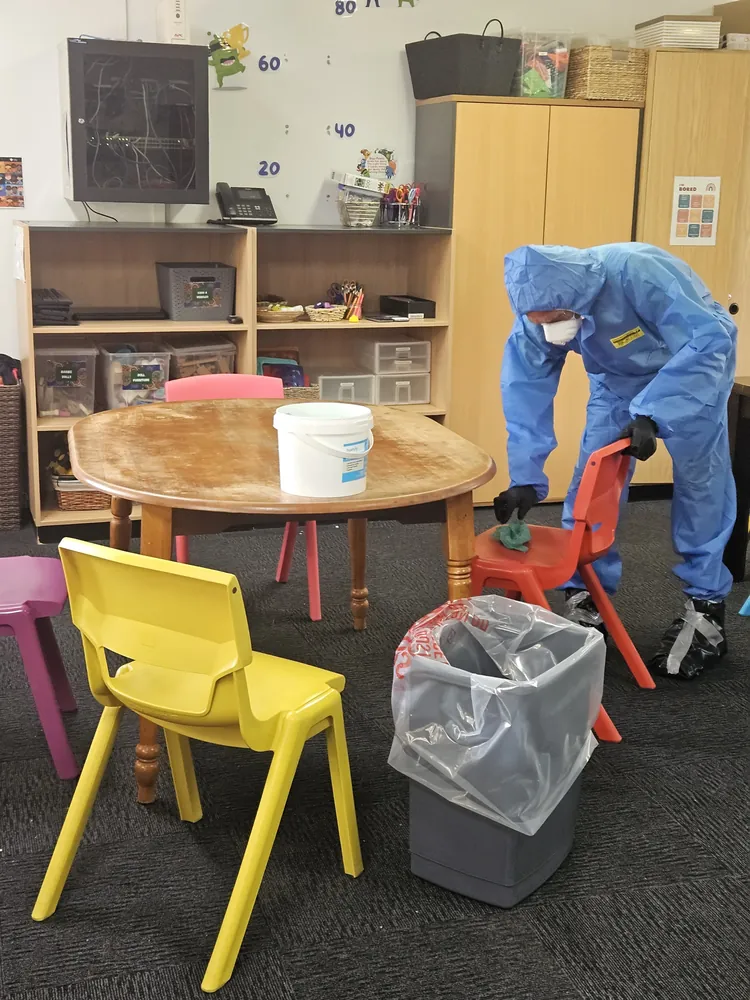Assessment in an occupied building before works
